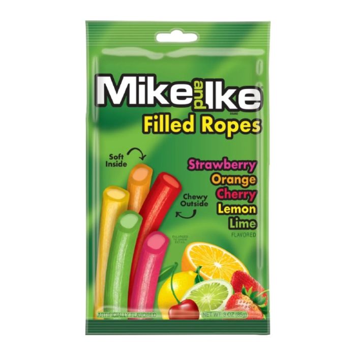 Mike & Ike Filled Ropes 85G